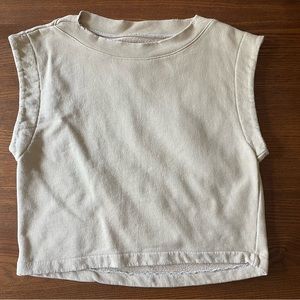 Rachel Comey structural sleeveless sweatshirt top - S